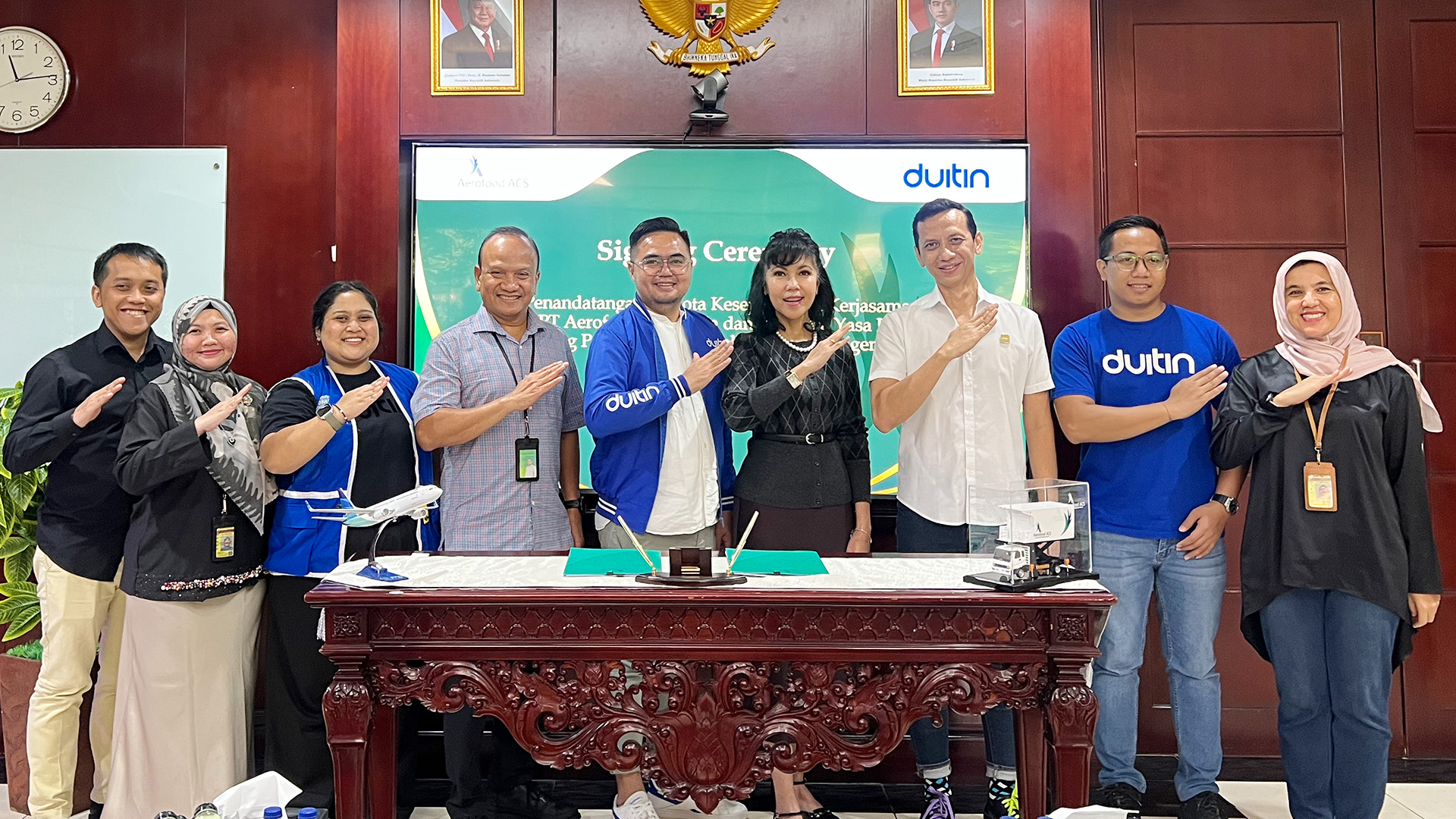 Kita di Bumi dan Kita di Udara : Kebersamaan Aerofood ACS dan Duitin Wujudkan Keberlanjutan